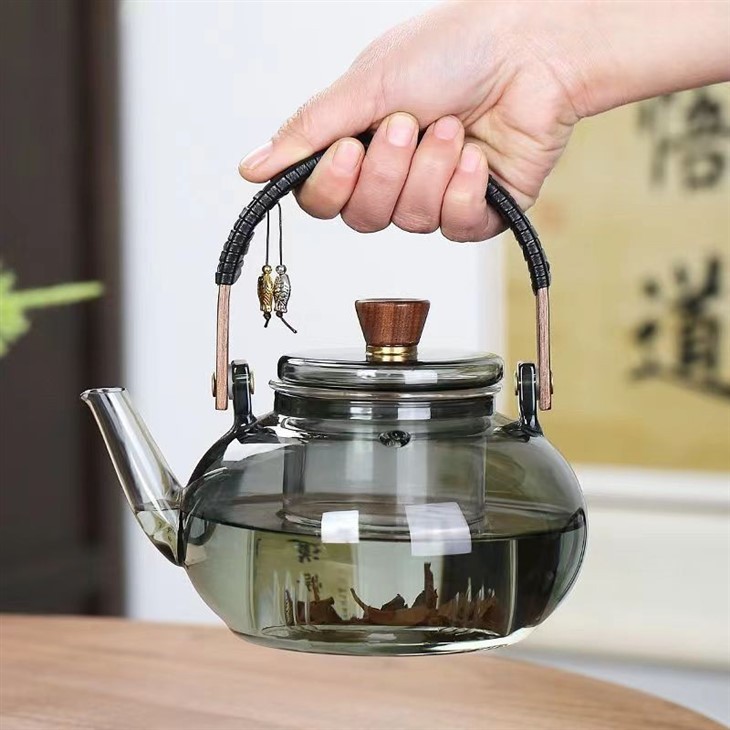 Glass Beam Tea Brewing Teapot